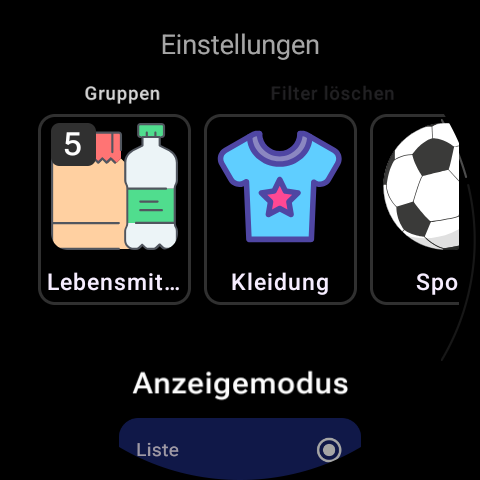 RCards on the watch: groups