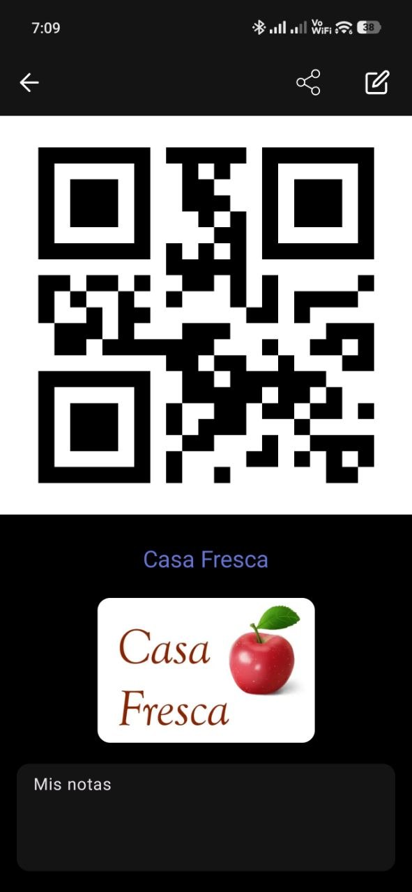 RCards: full-screen barcode