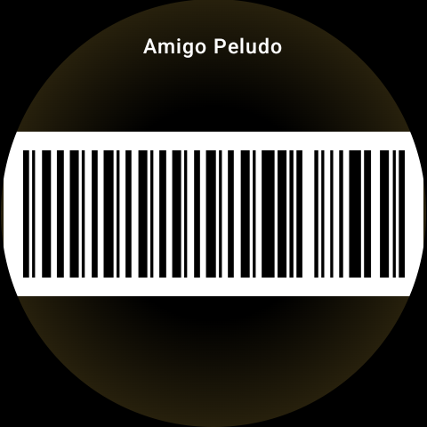 RCards on the watch: QR code