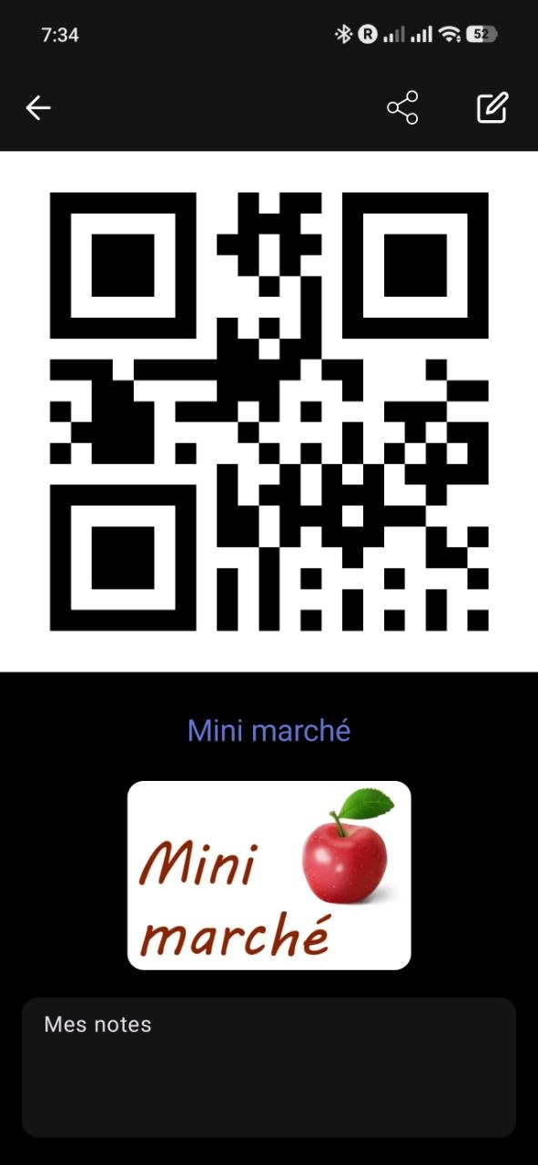 RCards: full-screen barcode