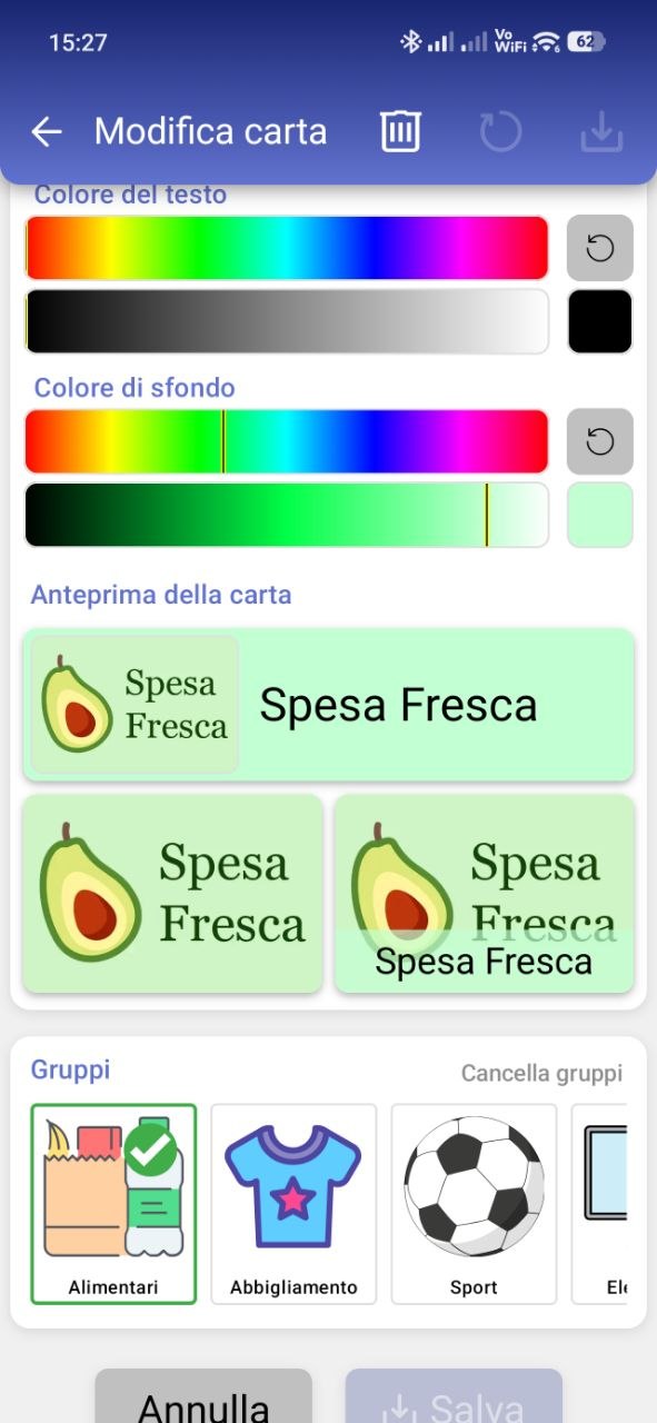 RCards: card customization