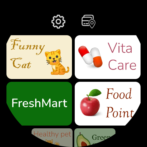 Compact card list mode